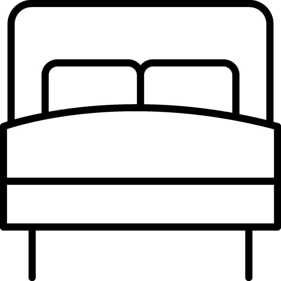 Bed illustration design vector