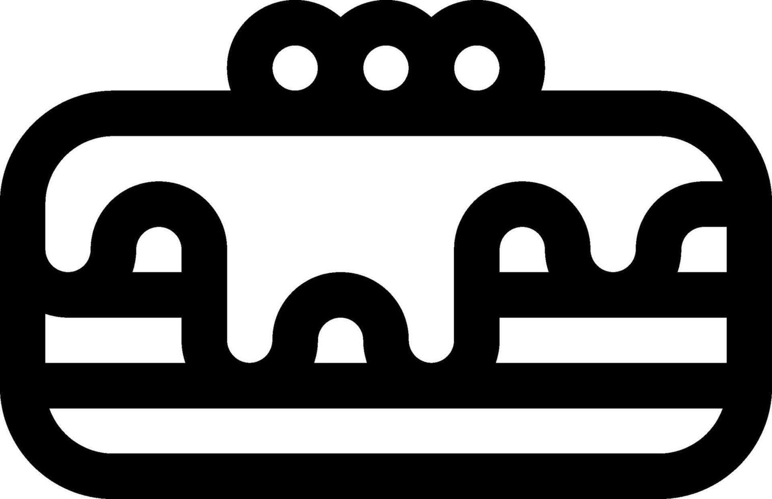 Cake icon illustration vector