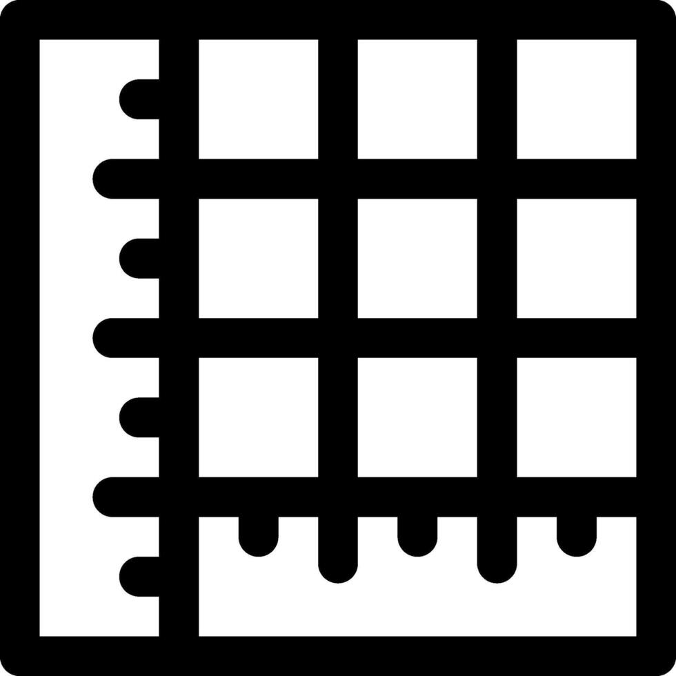 A square with squares on it vector