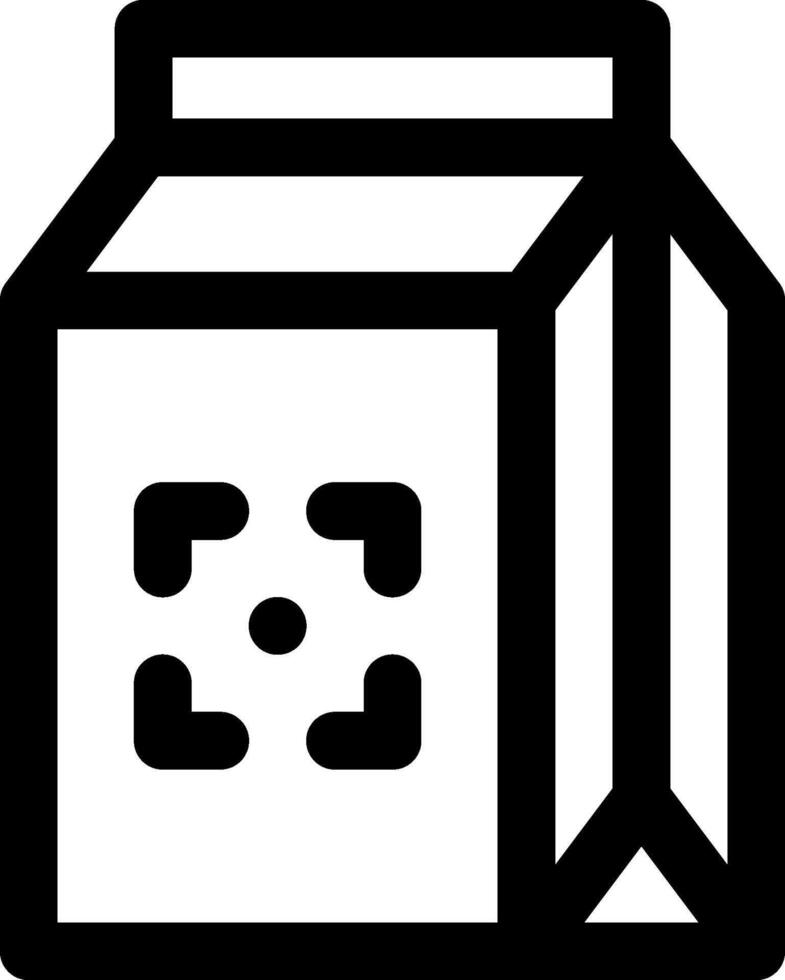 A box with a square shape on it vector