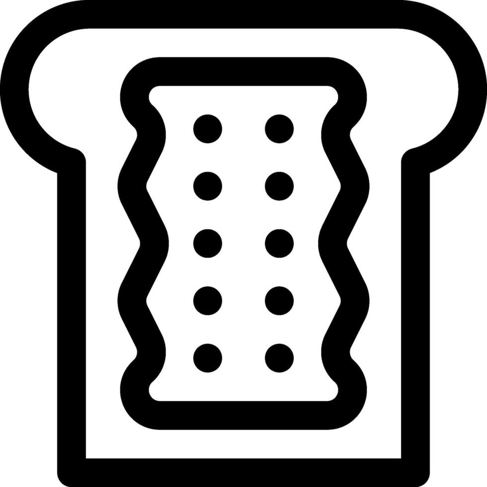 Toast illustration design vector