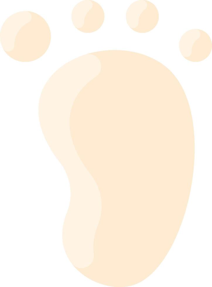 Footprints illustration design vector