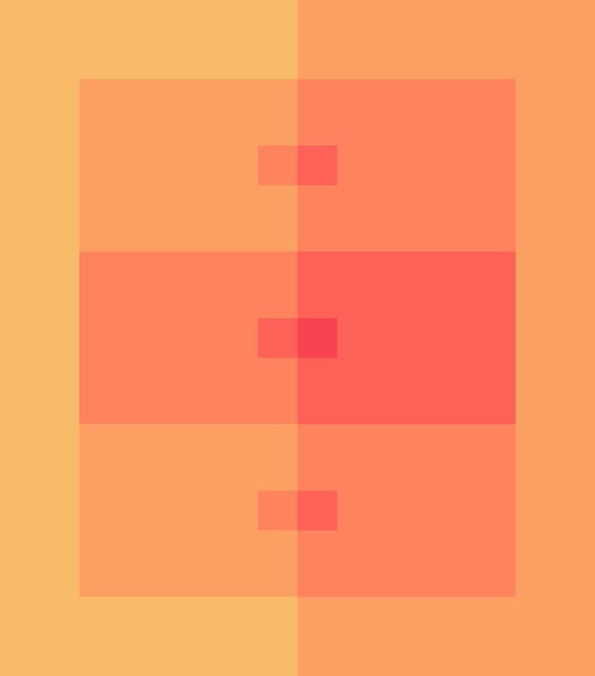 An orange and pink background with a square shape vector