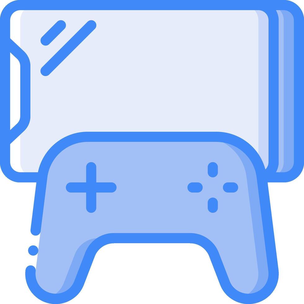 A game controller and a book on a white background vector