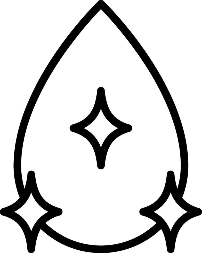 A black and white image of a star and a tear vector