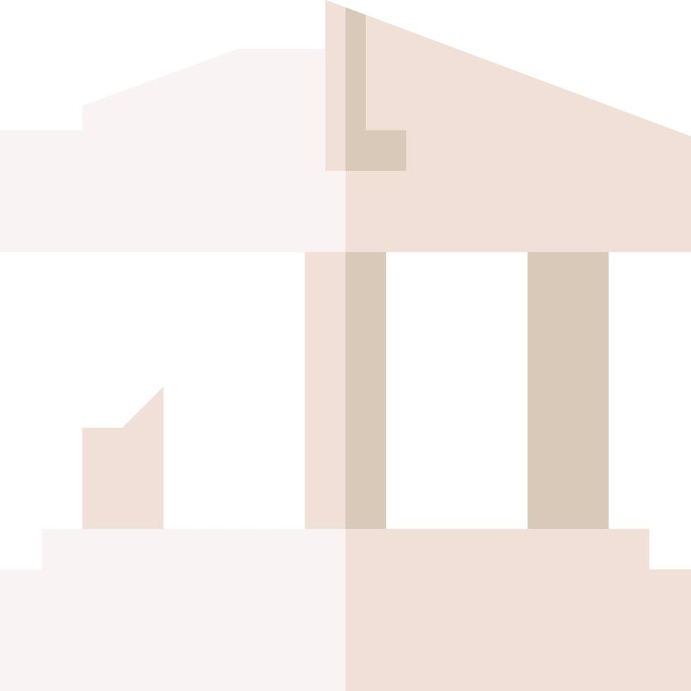 A building with a roof and a window vector