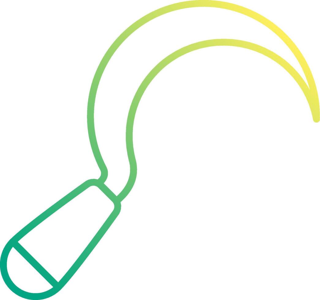 A green and yellow logo for a tool vector