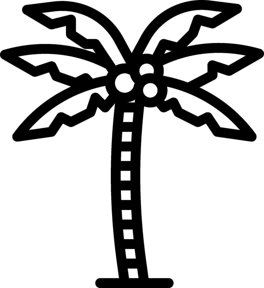 Palm tree clip art vector