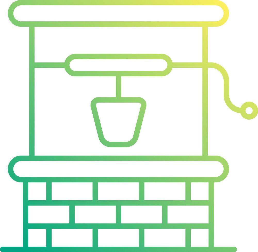 A green and yellow icon of a coffee machine vector