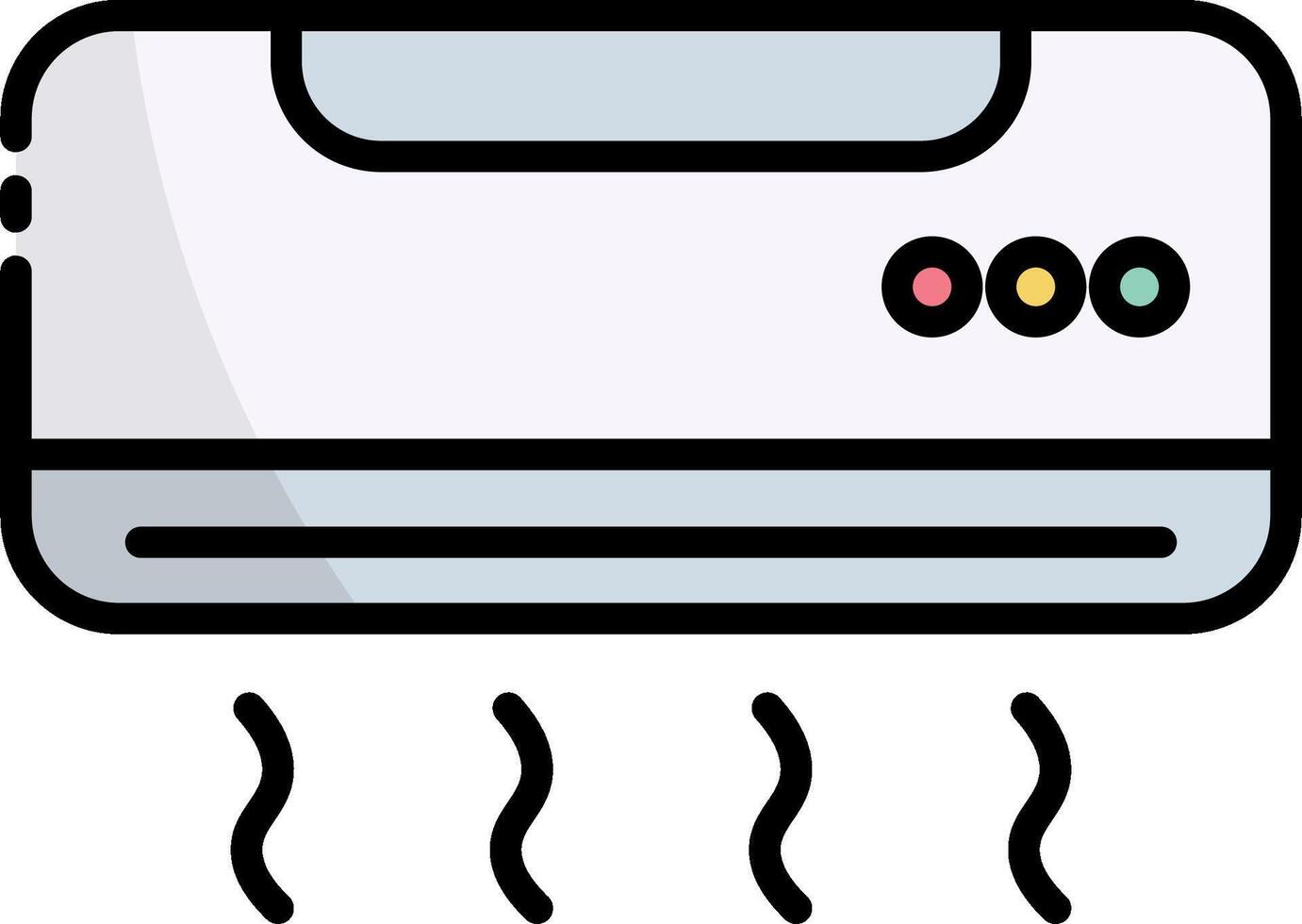 Air conditioner clip art vector