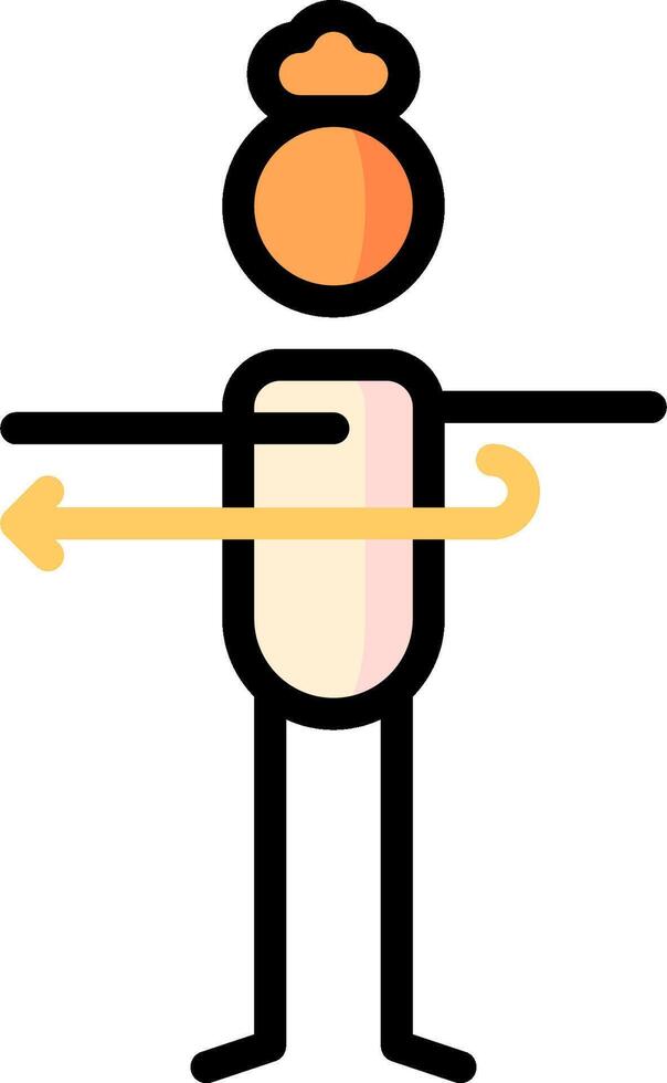 A cartoon man with a bow and arrow vector