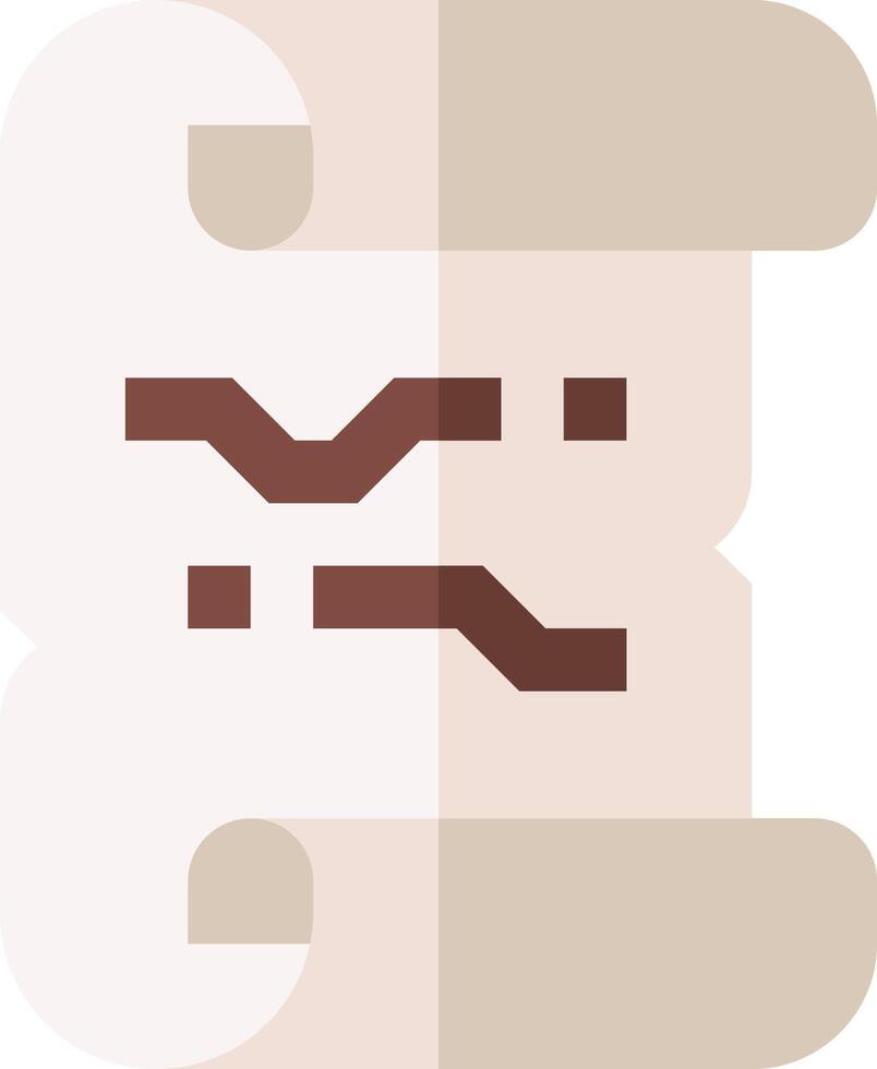 A brown and white icon of a letter b vector