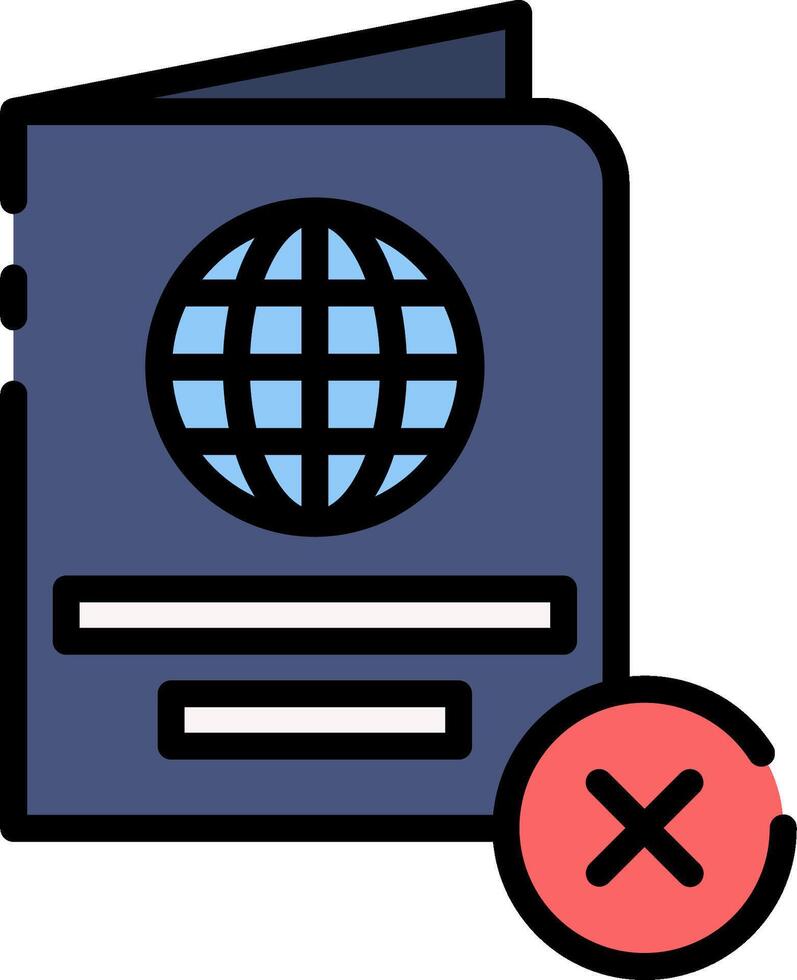 Passport and globe icon illustration vector