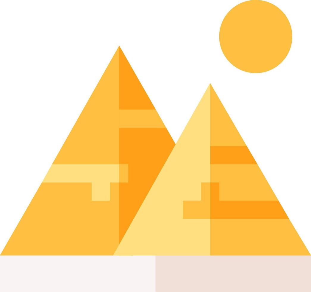 The great pyramids of giza vector