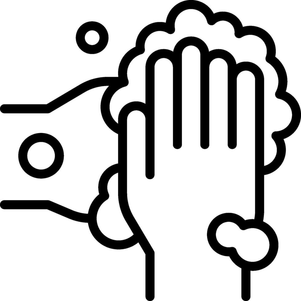Wash hands icon vector