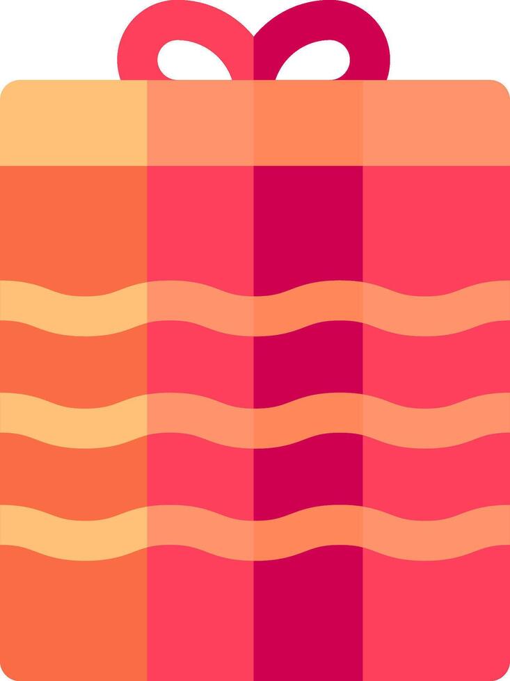 A gift box with a bow on it vector