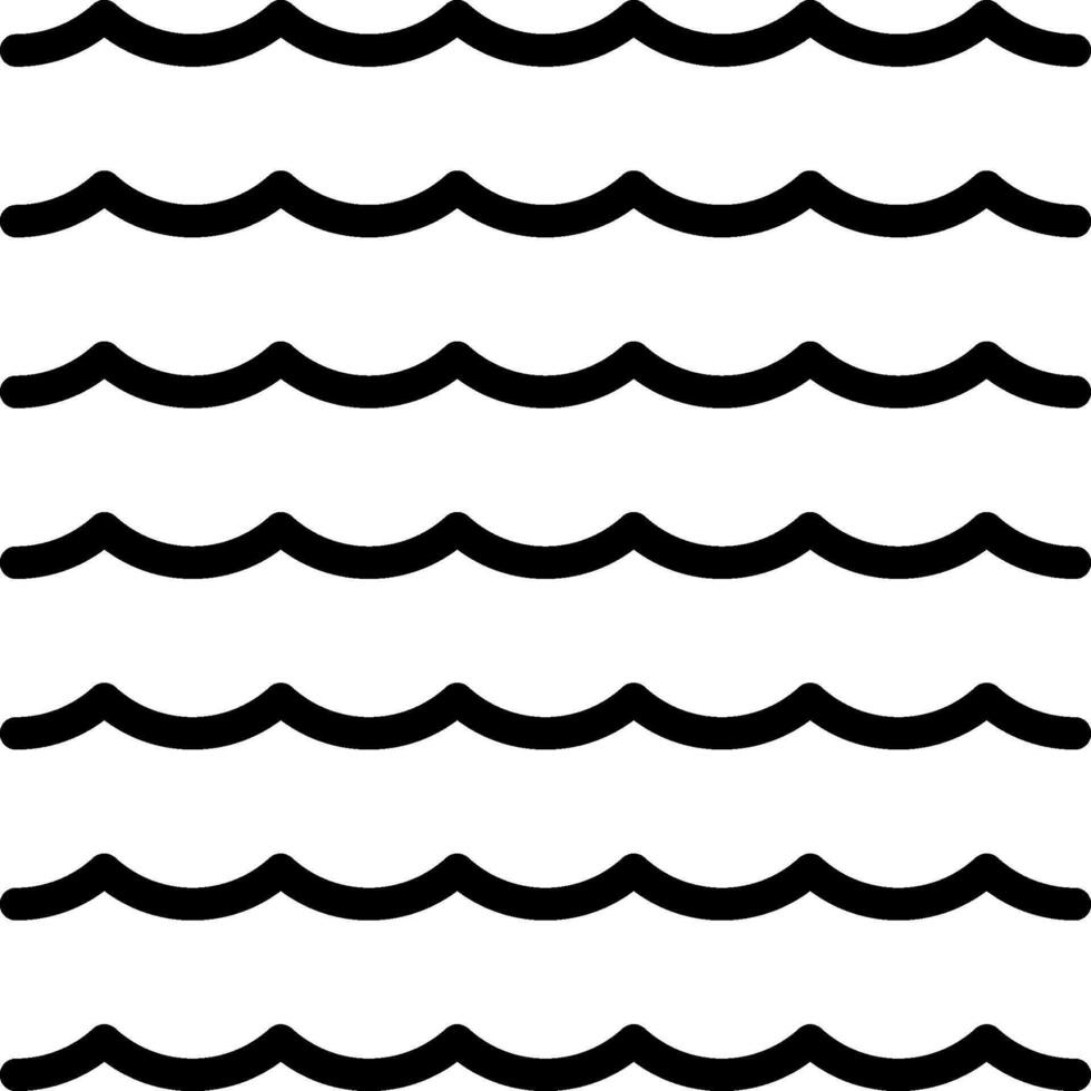 A black and white pattern of waves vector