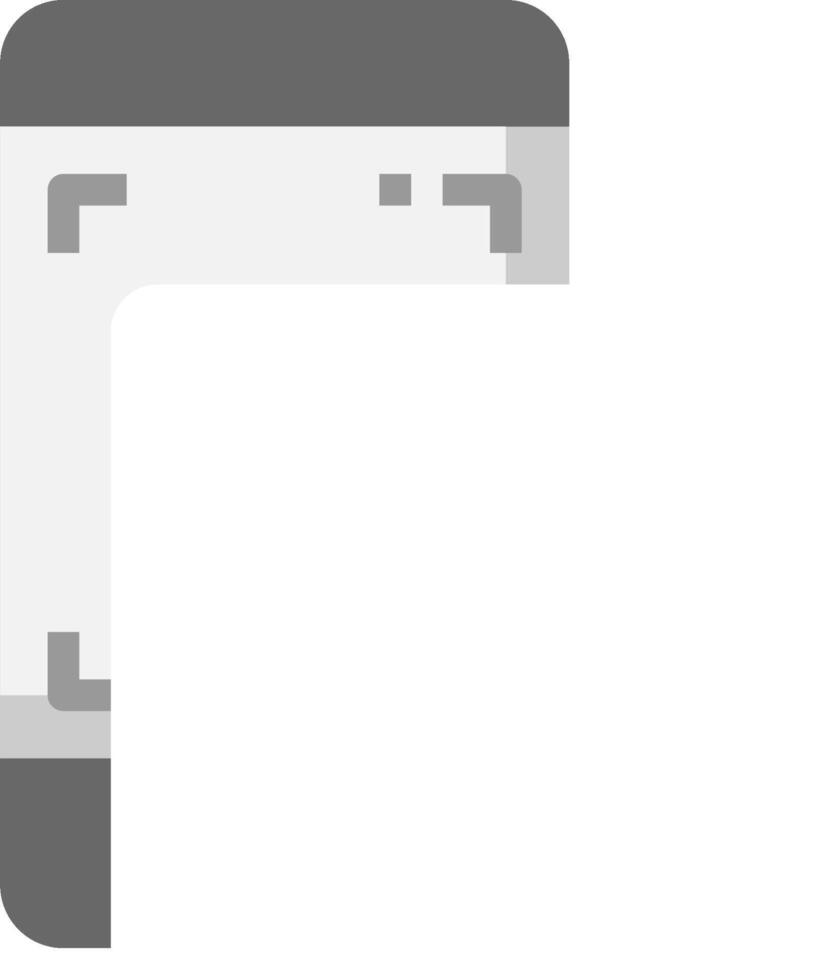 A smartphone with a camera on the back vector