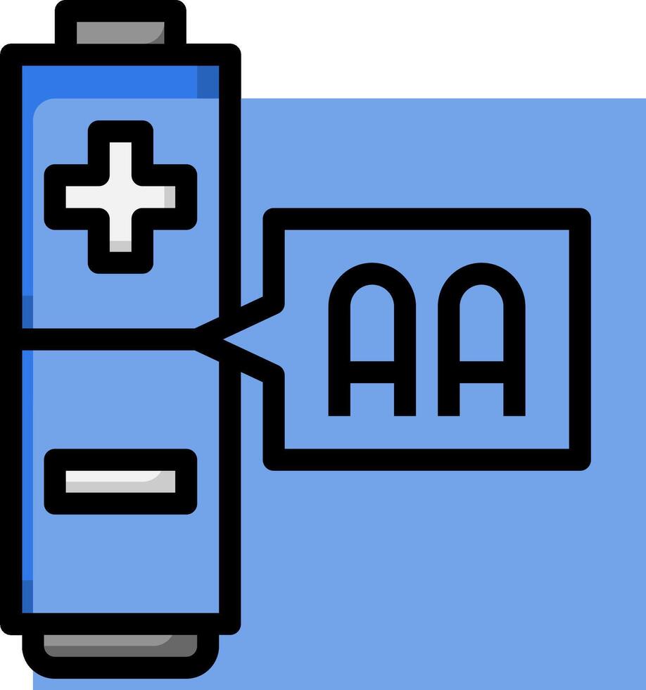 A battery icon with a cross and a plus sign vector