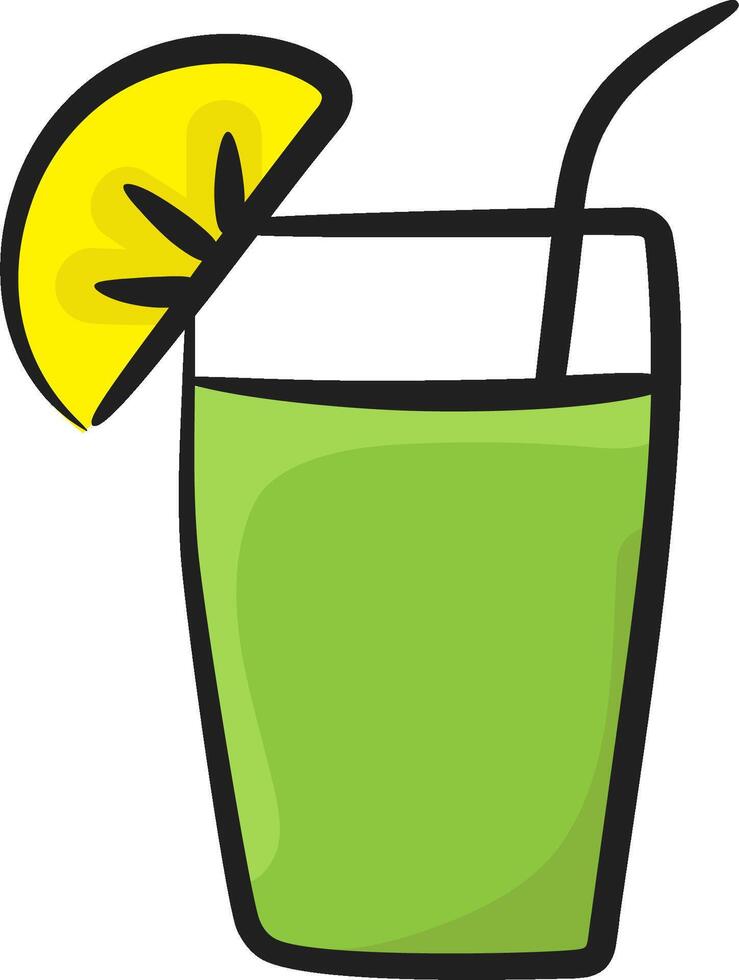 Green juice clip art vector