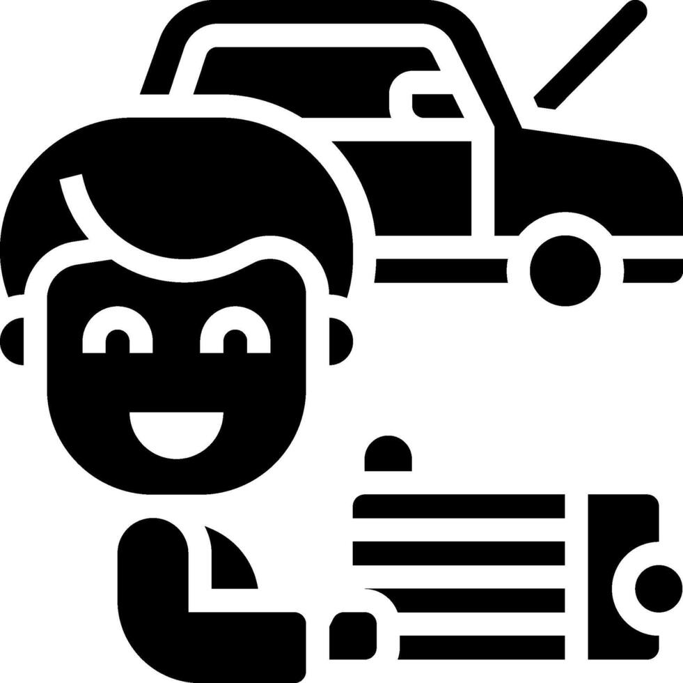 Car repair icon vector