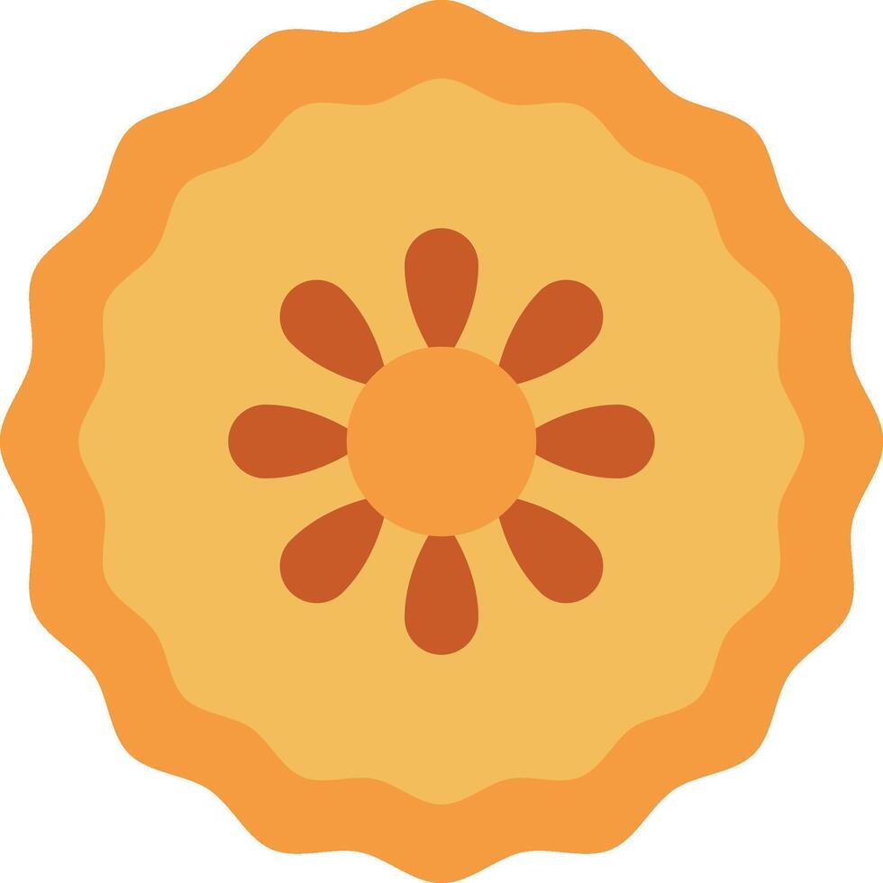 A yellow flower with brown spots on it vector