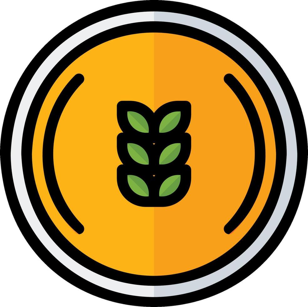 A wheat icon on a white background vector