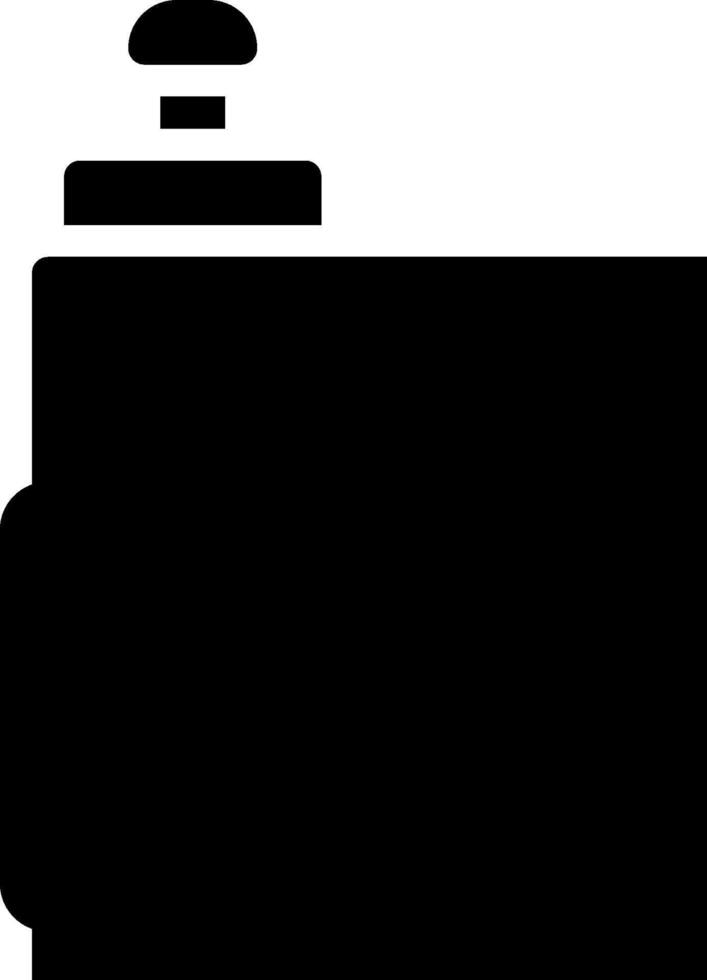 A black and white image of a battery vector