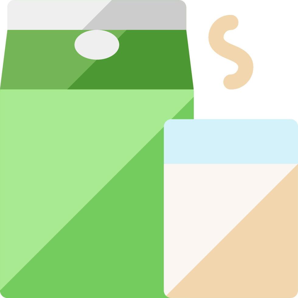 Milk and juice icon vector