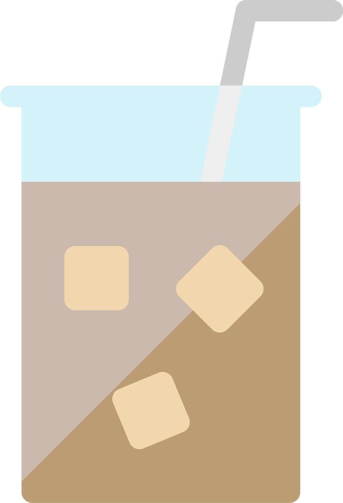 Ice cream drink icon vector
