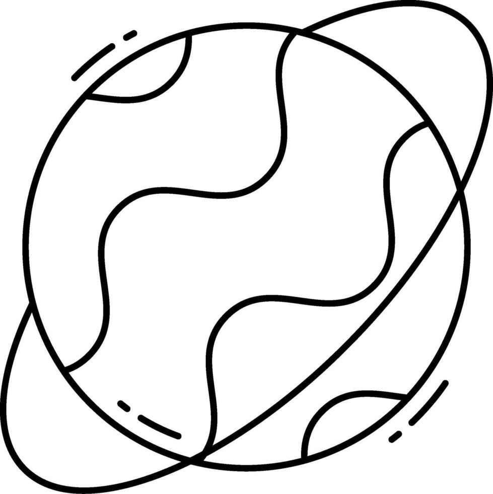 Planet earth coloring pages vector