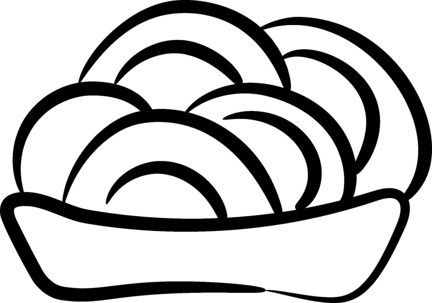 Bread loaf clip art vector