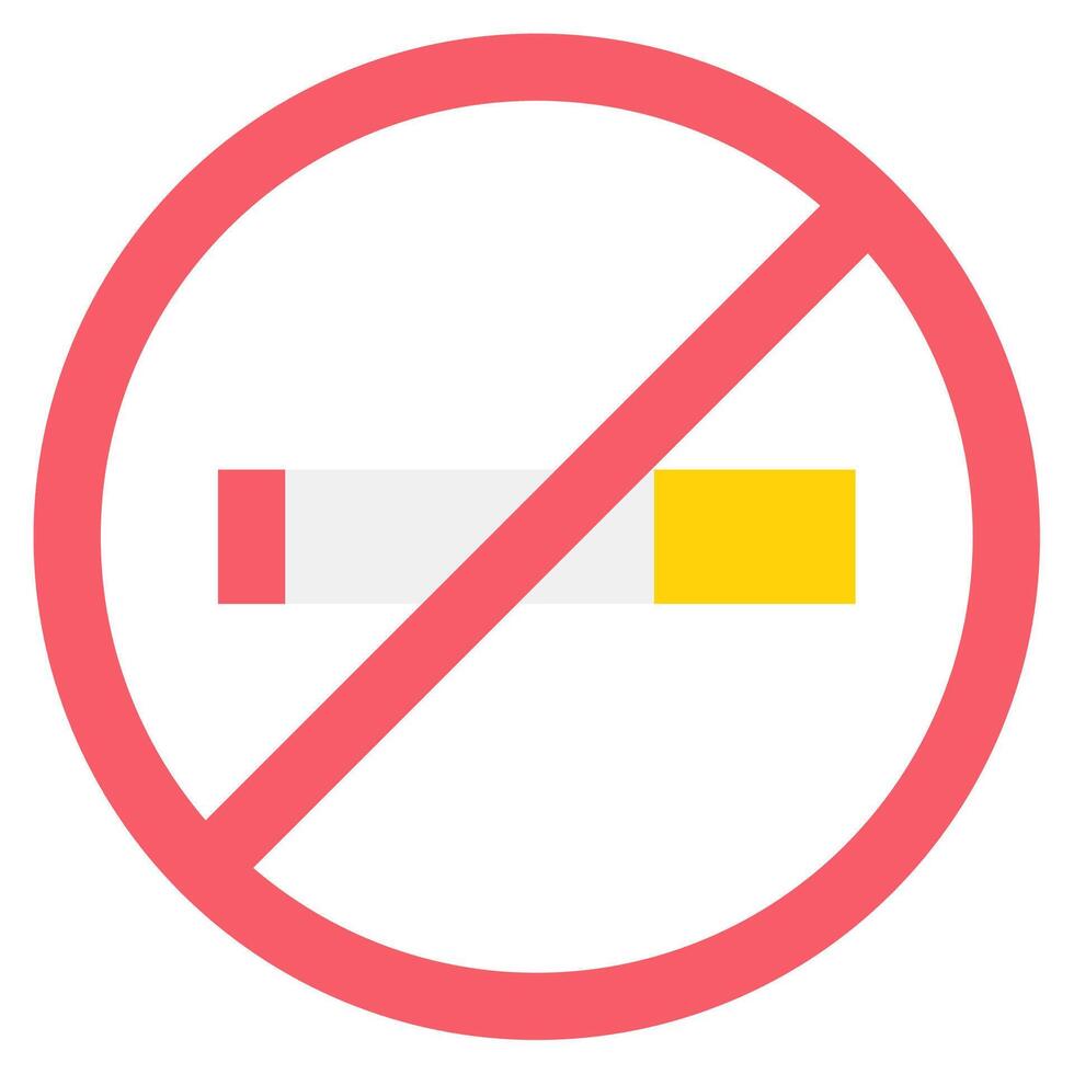 No smoking sign illustration vector