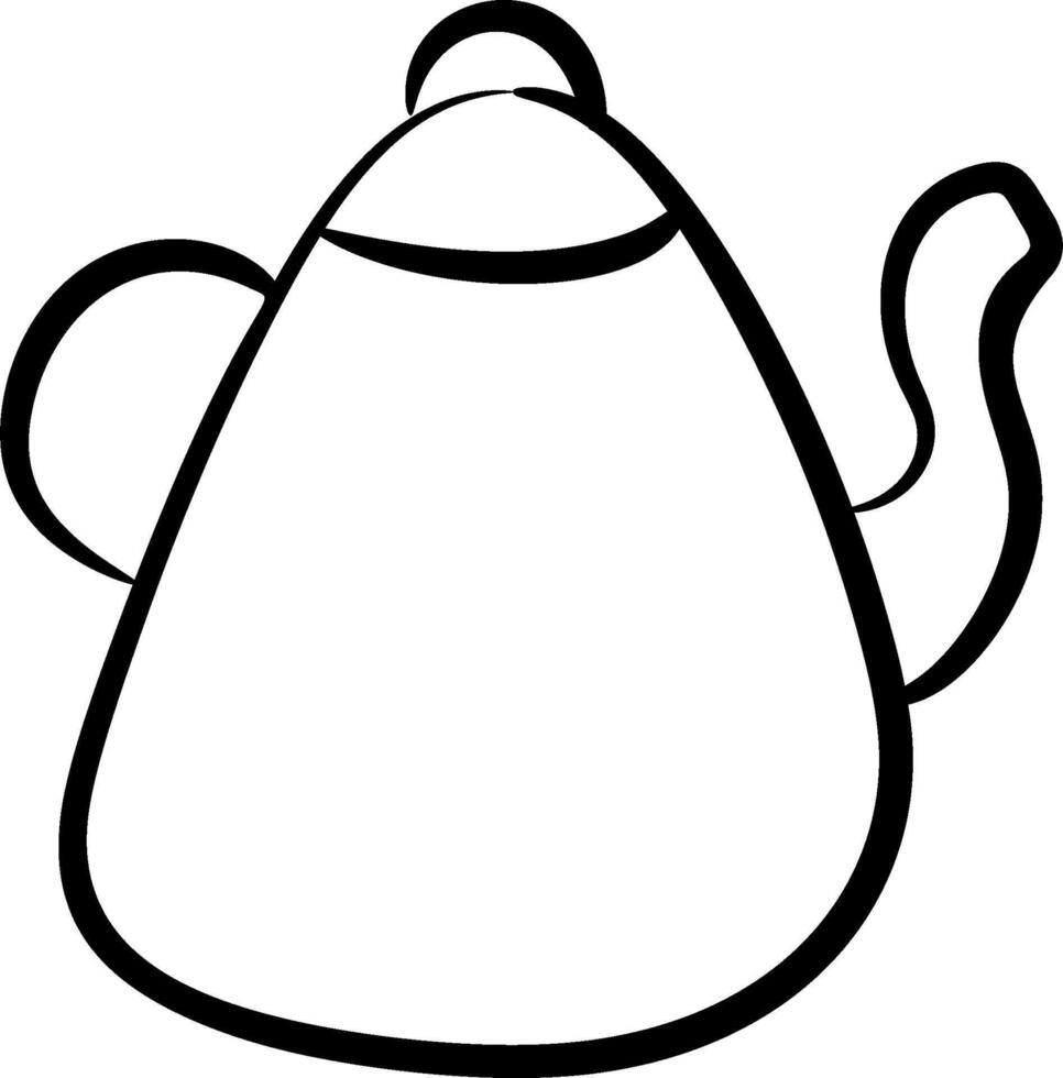 Teapot coloring pages free printable coloring pages vector