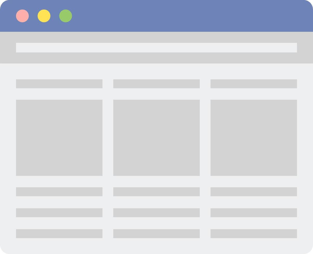 A page with a white background and a blue button vector