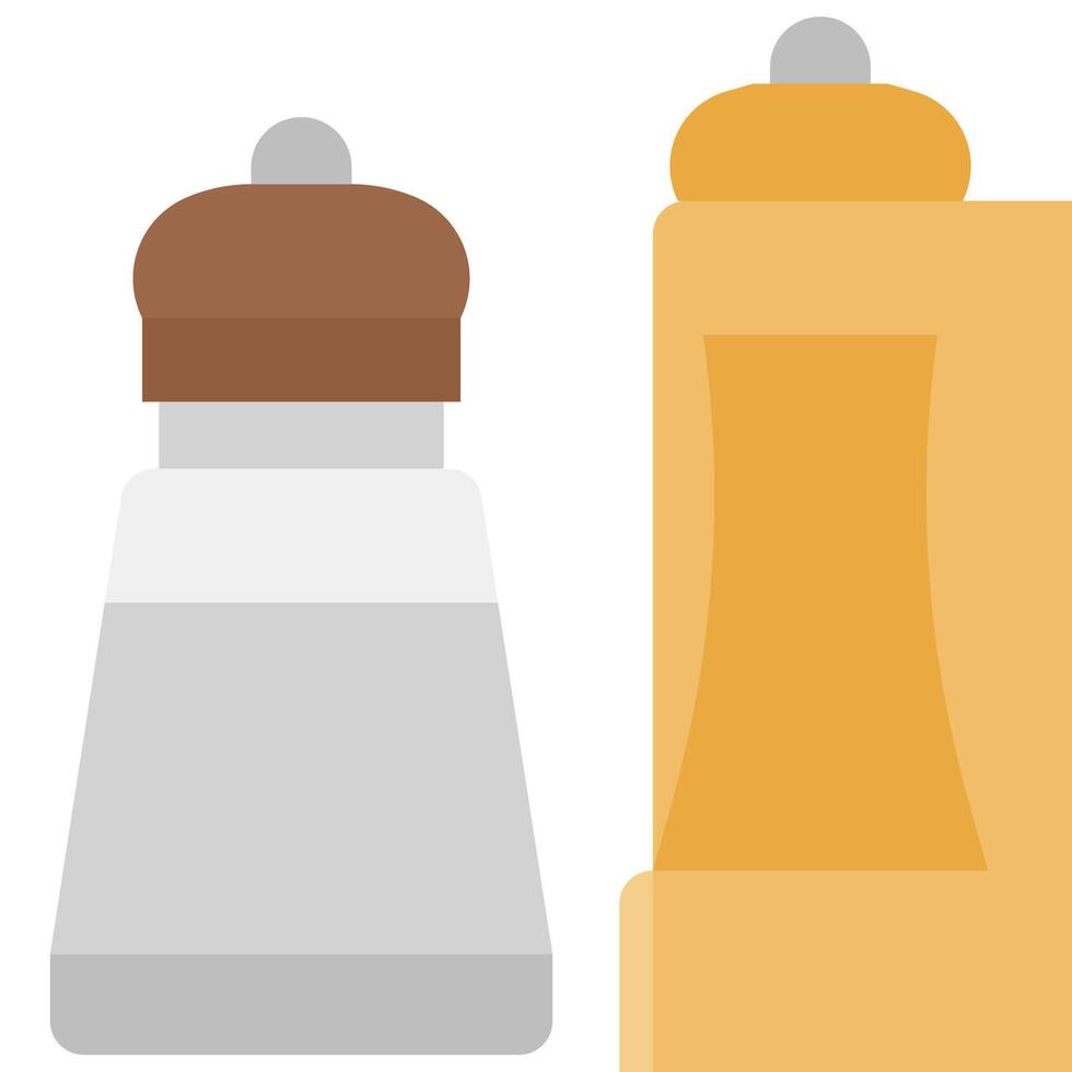 Salt and pepper shakers vector