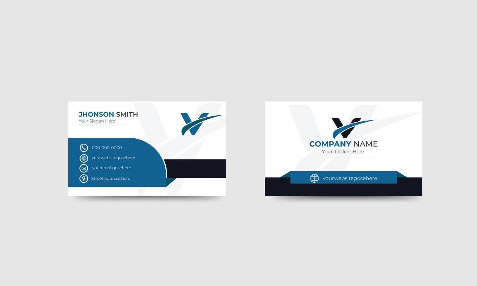 ID business card design vector