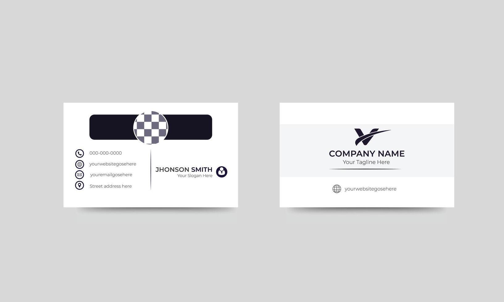 Creative Professional Modern Business Card Template. vector