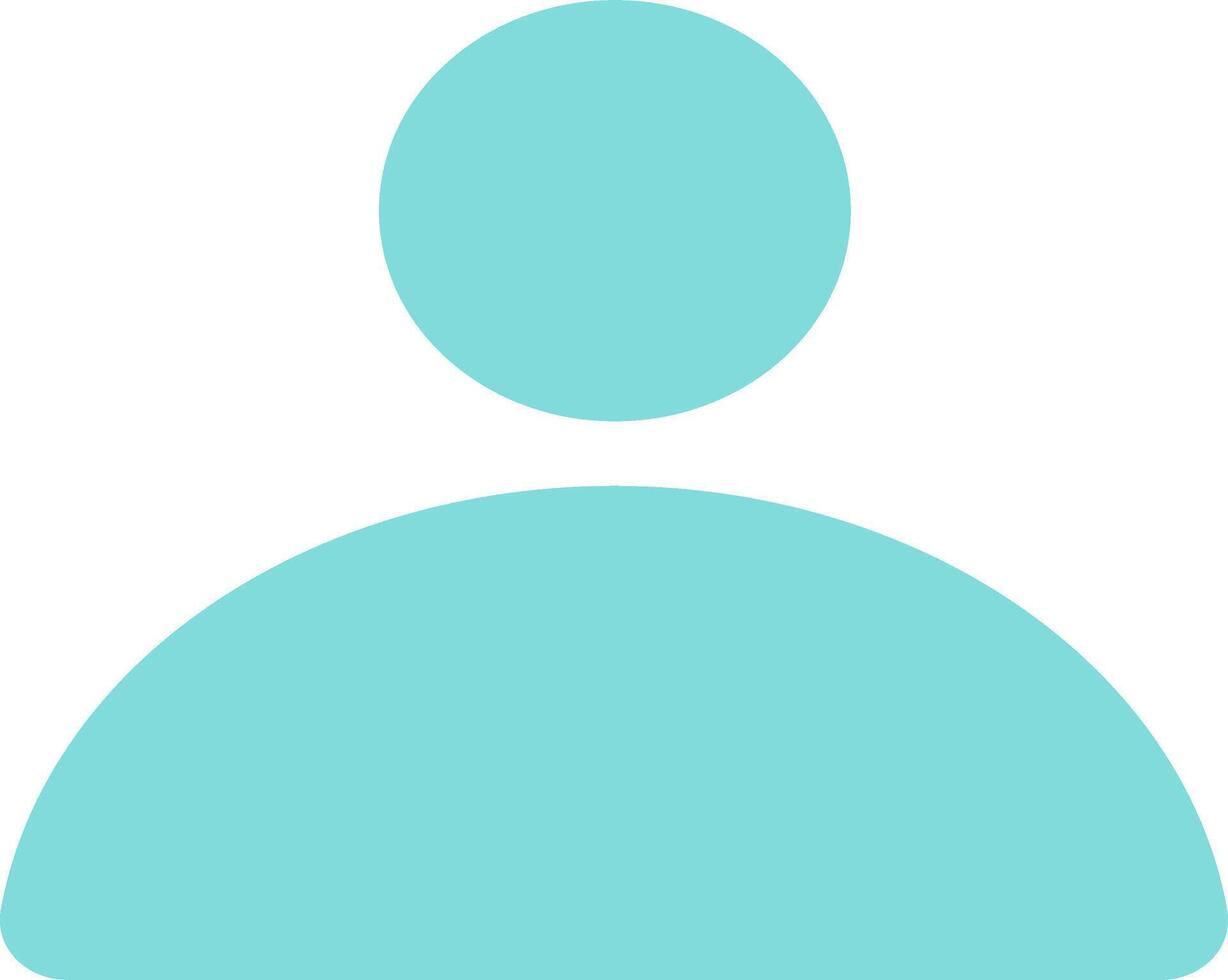 a person with a blue profile user icon vector