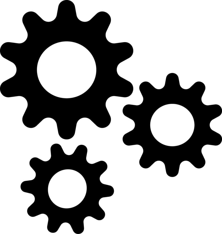 gears icon graphics illustration vector