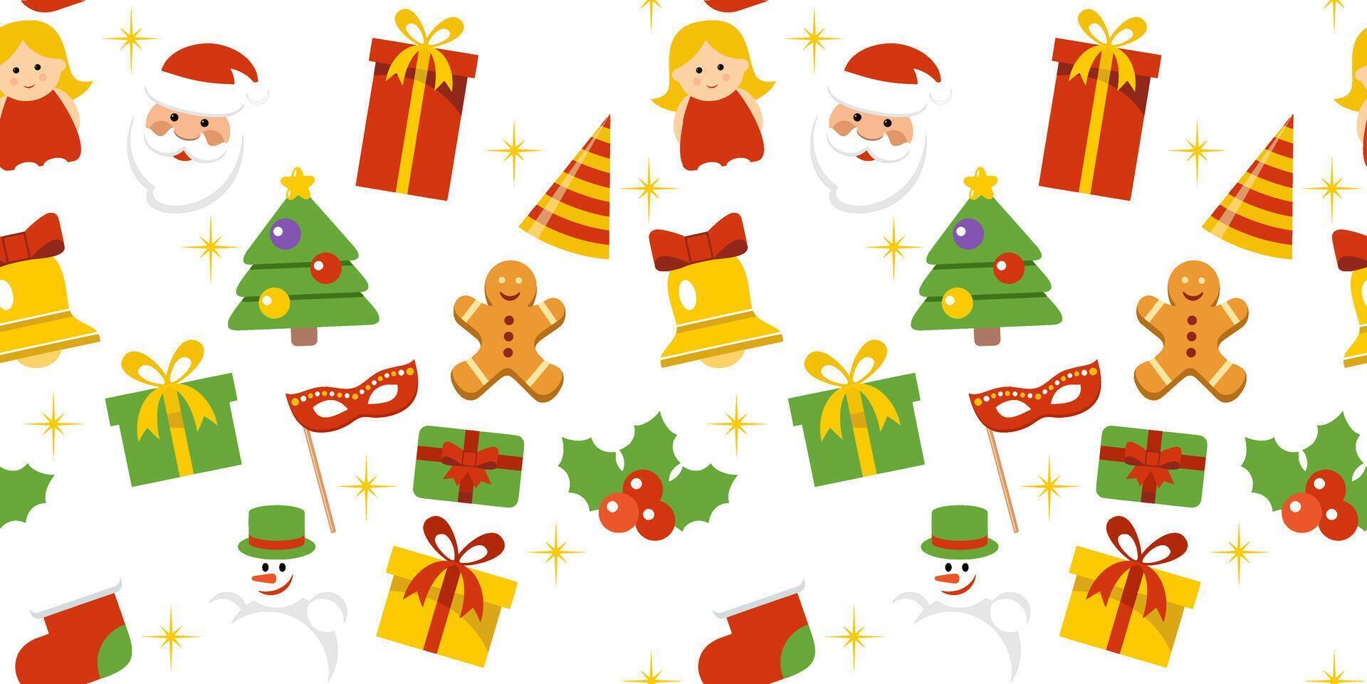 Christmas pattern design illustration vector