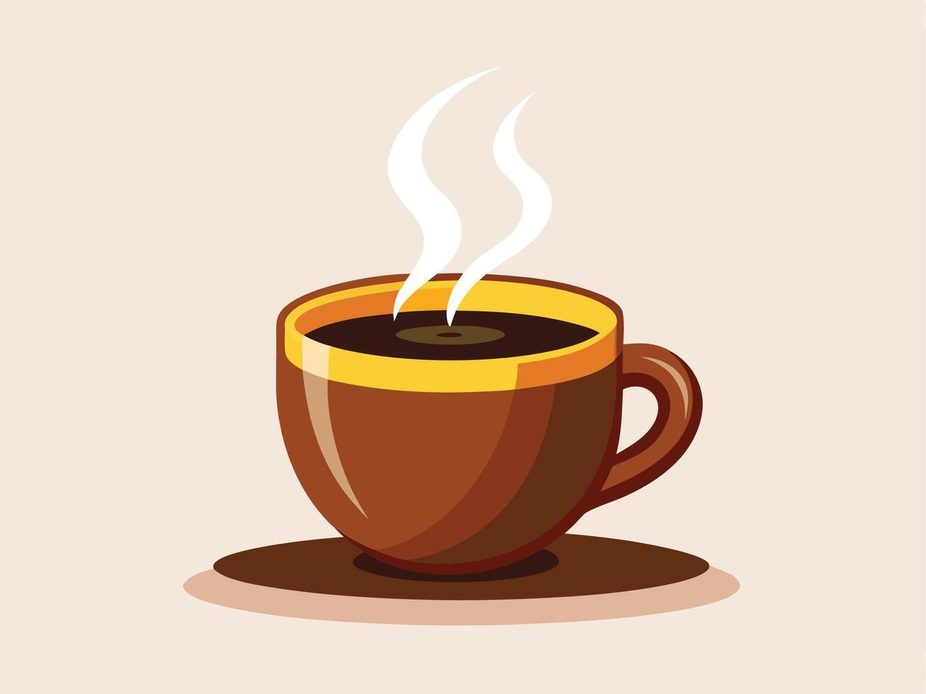 A cup of coffee illustration vector