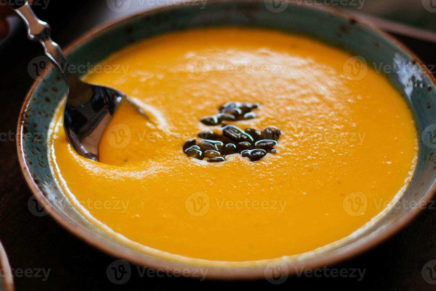 yellow corn soup photo