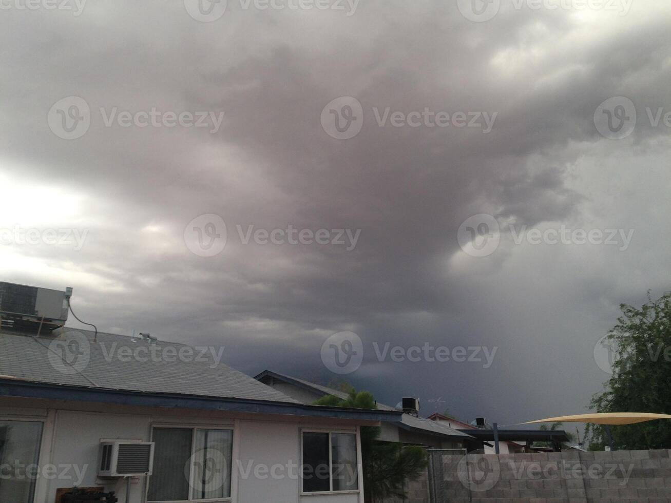 Summer Storm Clouds, Monsoon Season in Apache Junction, Arizona photo