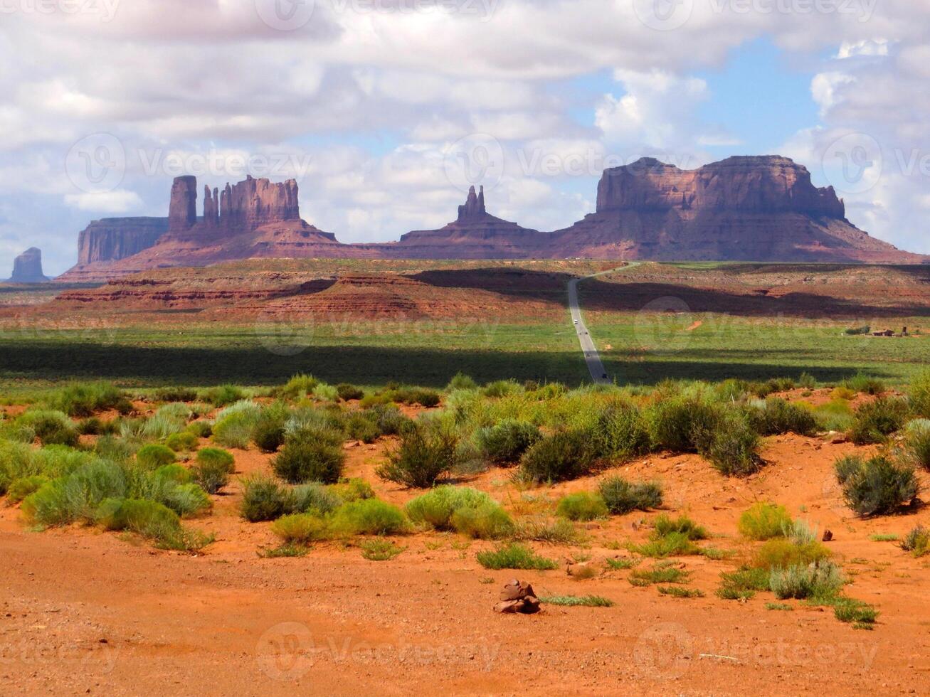 Southwestern Landscape, Rocky Buttes near Monument Valley, Wild West photo