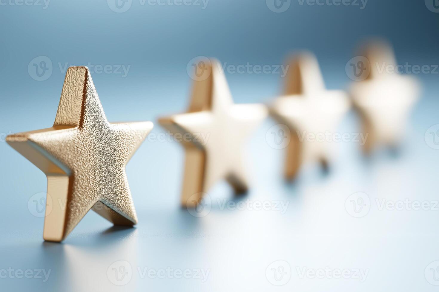 four gold stars quality rating photo