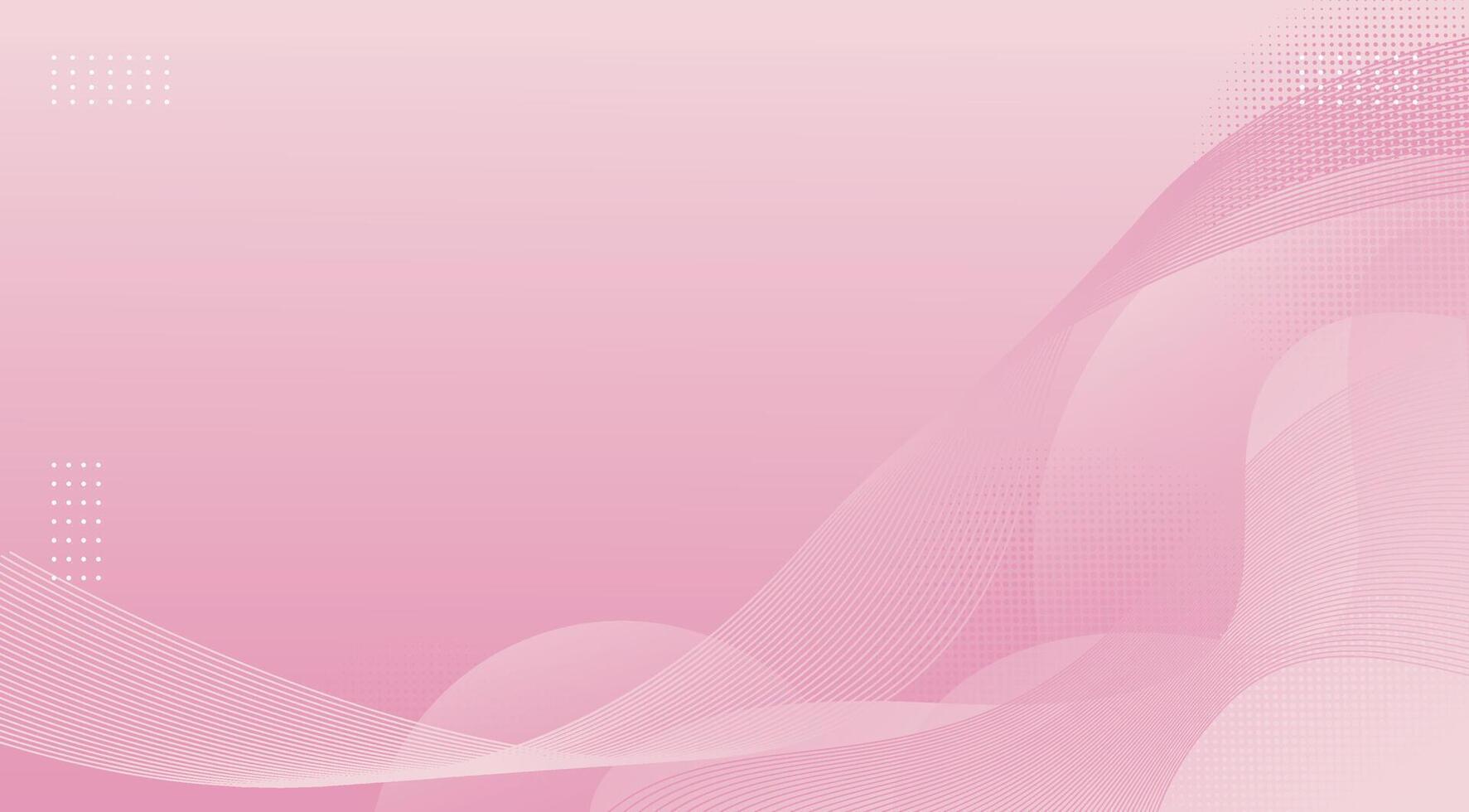 Abstract Gradient Pink Fluid Wave Background. Modern background design. Dynamic Waves backgrounds vector