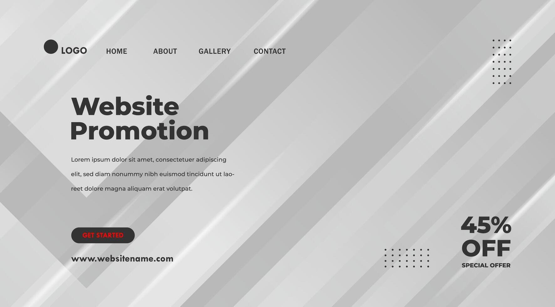 Abstract geometric grey background. For modern website template vector