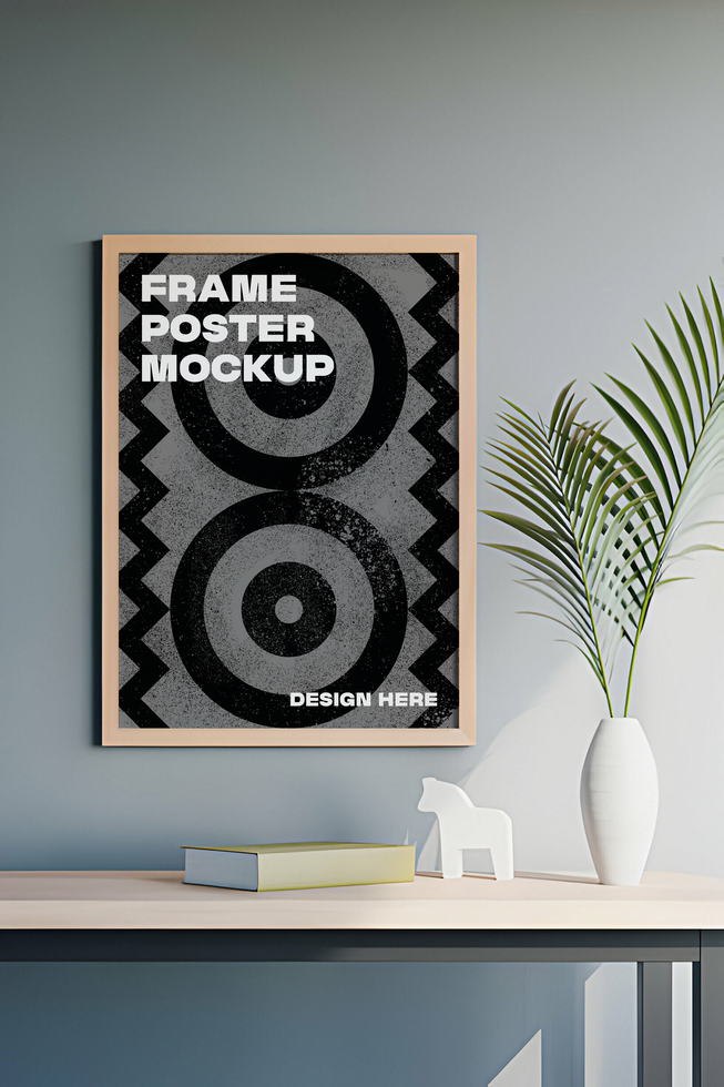 Frame corner mockup psd
