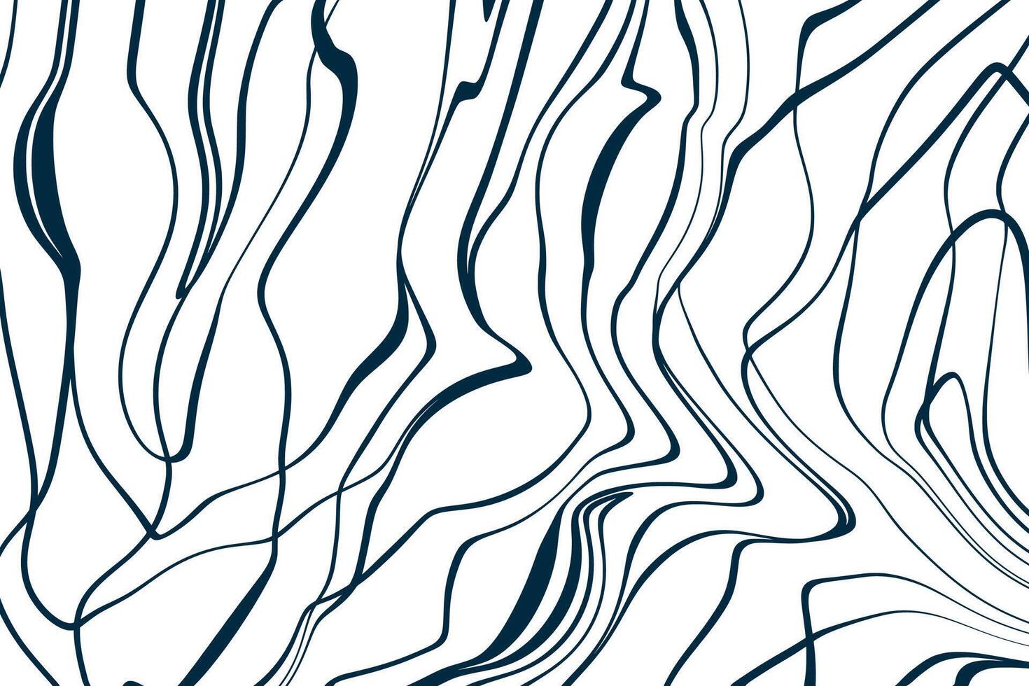 Black and white background with waves. Fluid line design. Simple abstract texture. vector